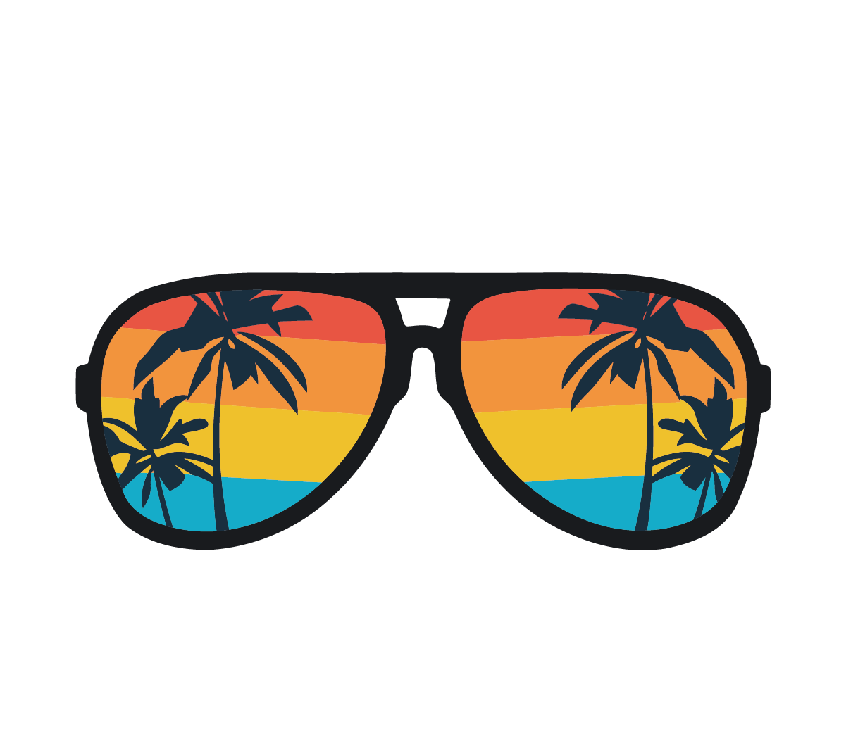 Sunset Sunglasses Patch