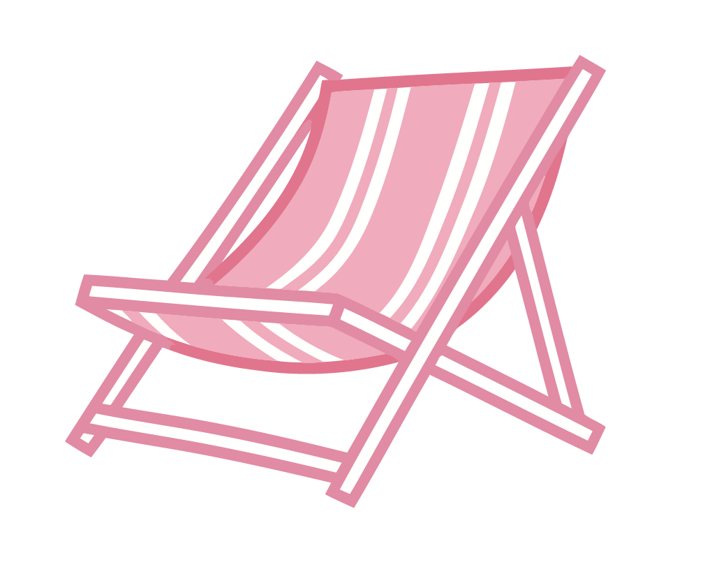 Pink Beach Chair