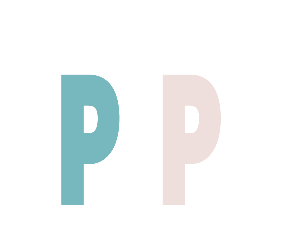 Letter P Chenille Patch