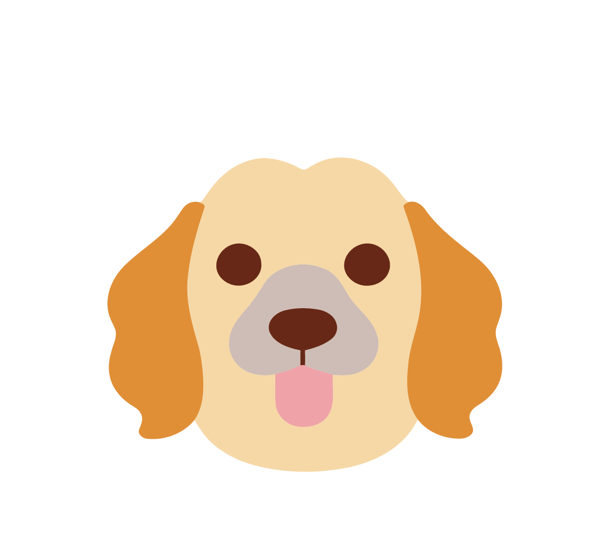 Golden Retriever Face Patch