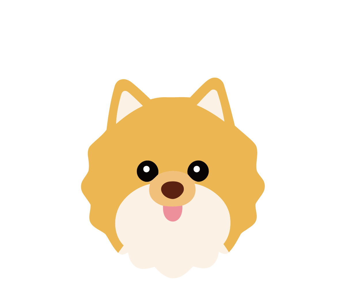 Pomeranian Face Patch