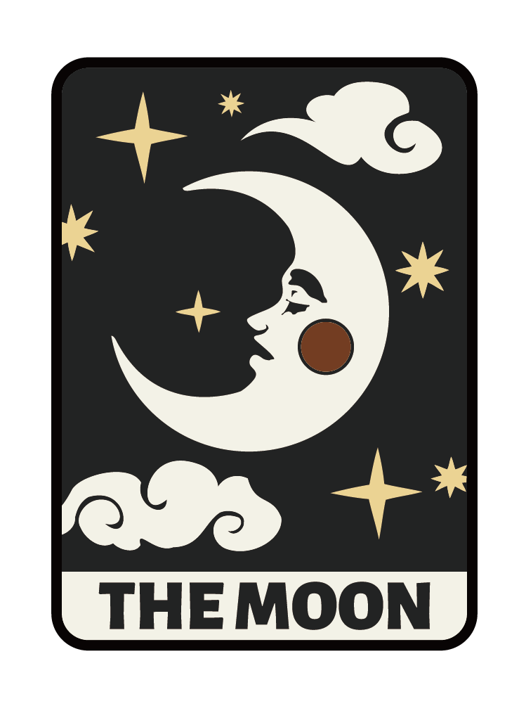 The Moon Tarot Card