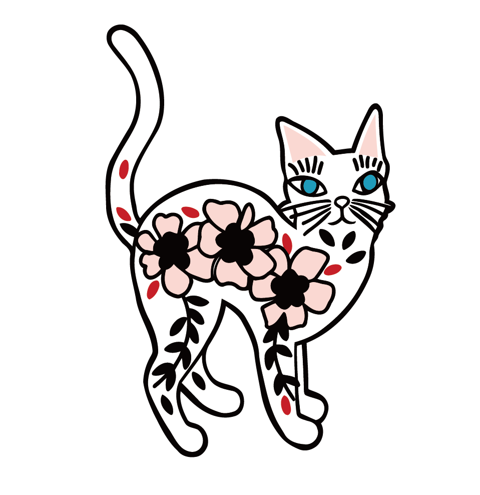 Floral Cat