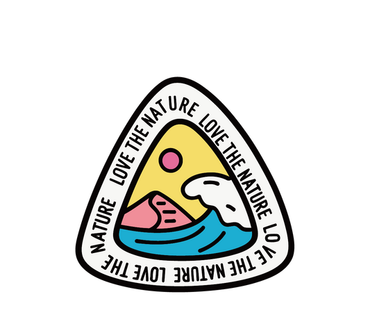 Love The Nature Triangle Patch