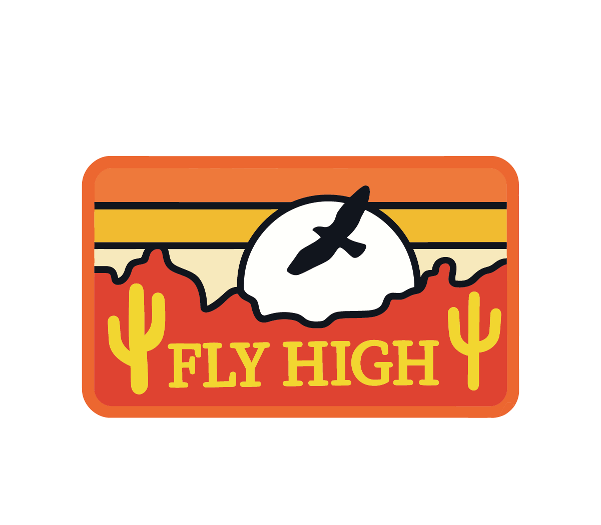 Fly High Desert Patch