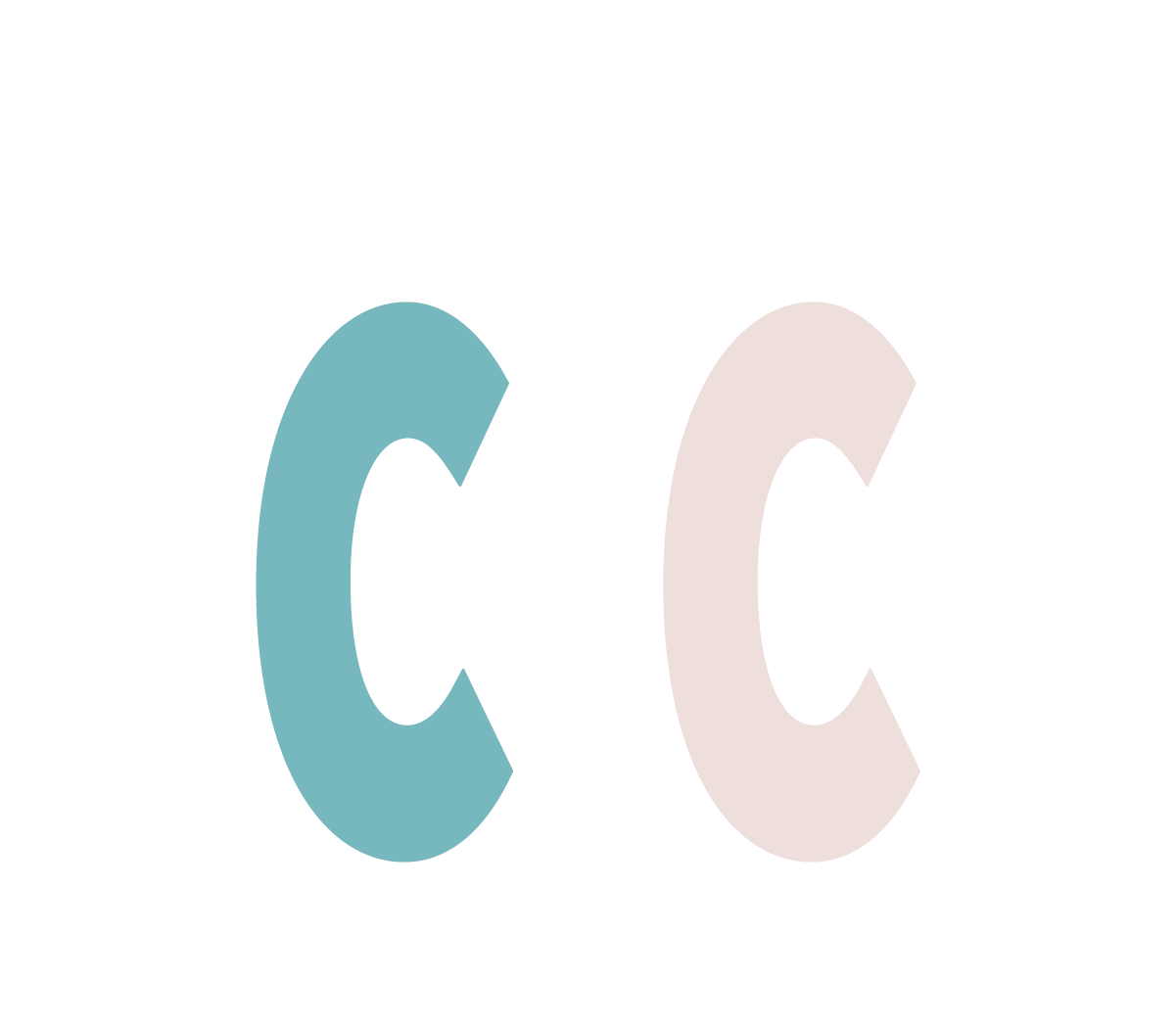 Letter C Chenille Patch
