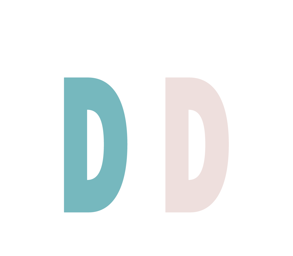 Letter D Chenille Patch