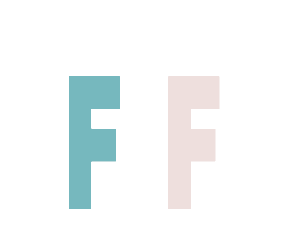 Letter F Chenille Patch