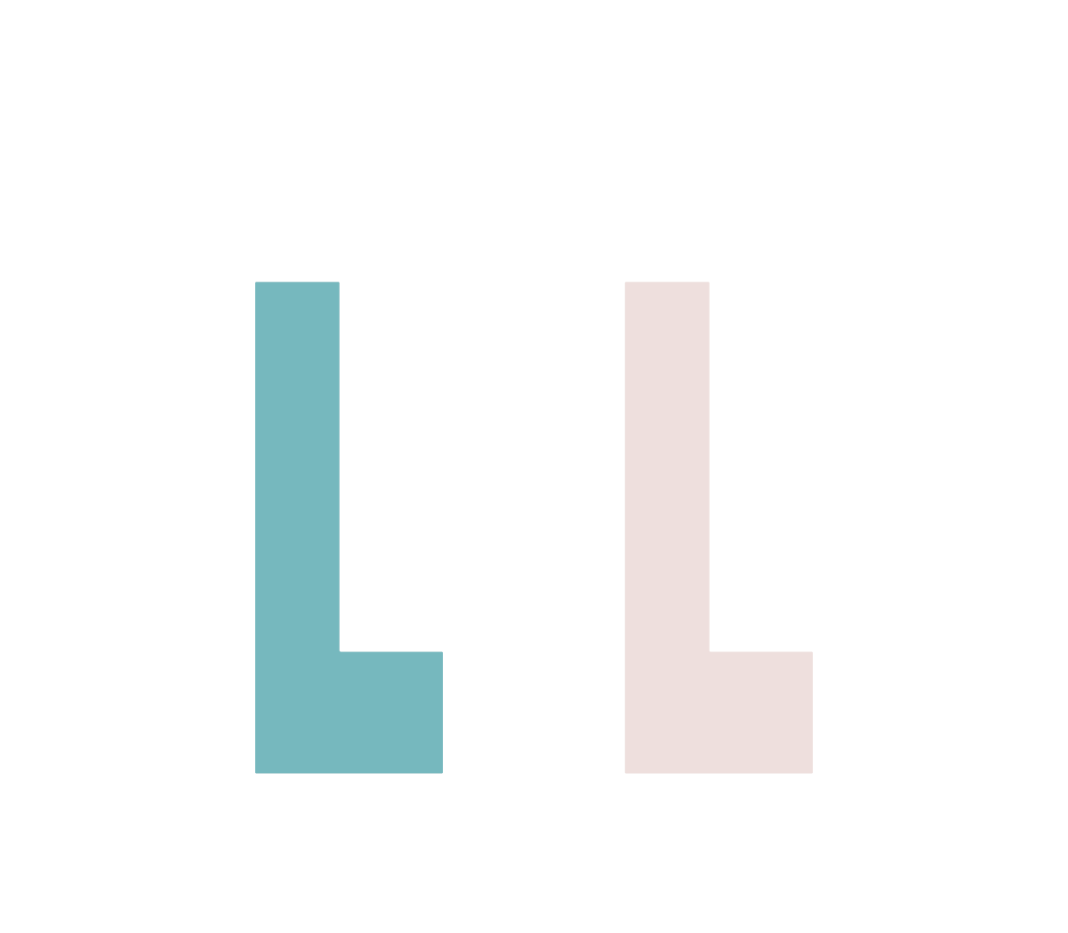 Letter L Chenille Patch