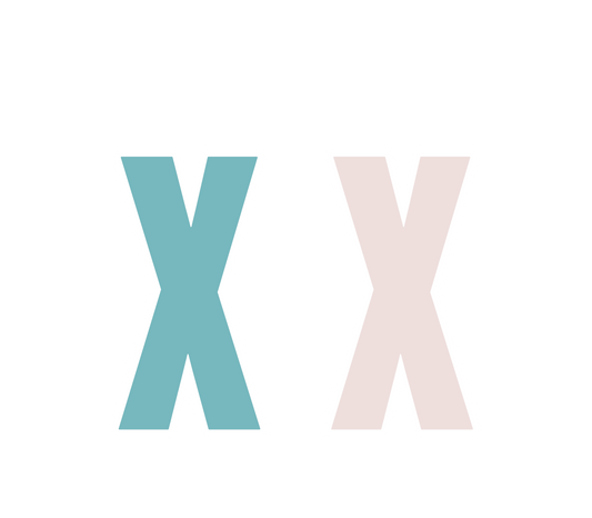 Letter X Chenille Patch