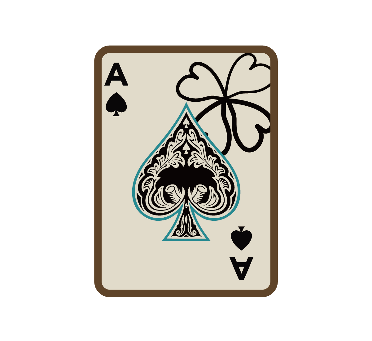 Ace of Spades Lucky Clover