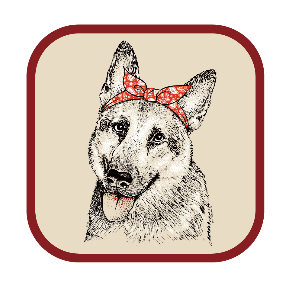 German Shepherd Bandana