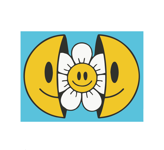 Split Smiley Flower